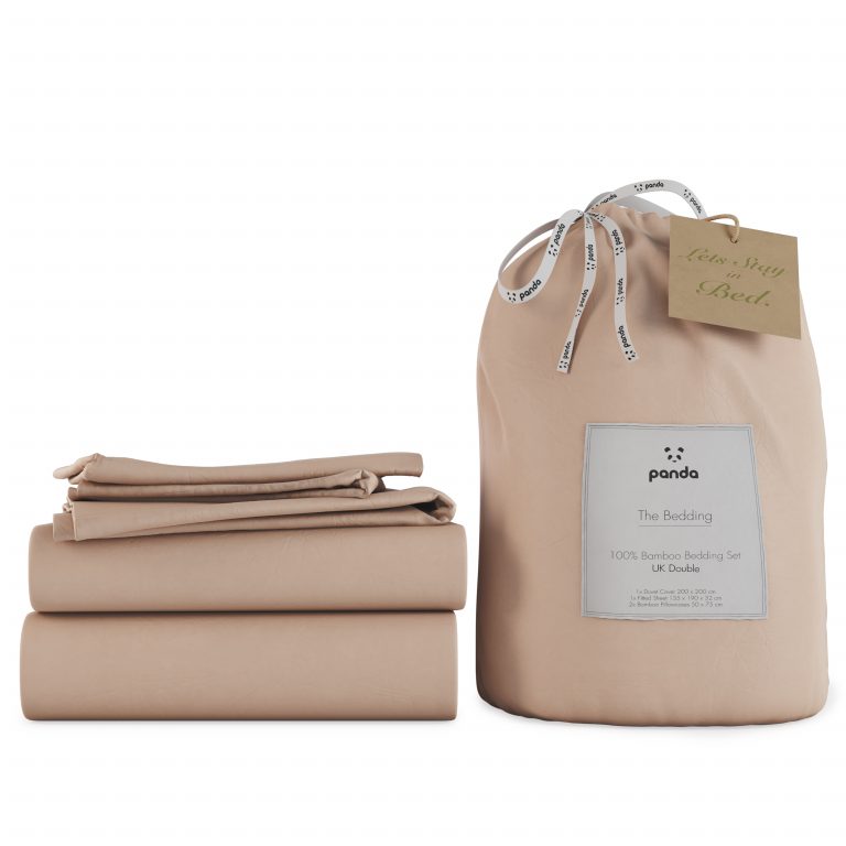 Bamboo Complete Bedding Set - Pink | Panda London | Life Before Plastic